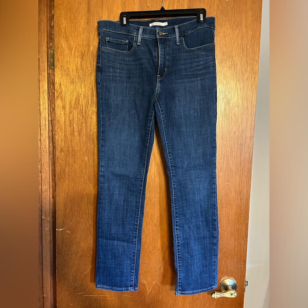Levi's Women's Straight Leg Jeans - Dark Blue